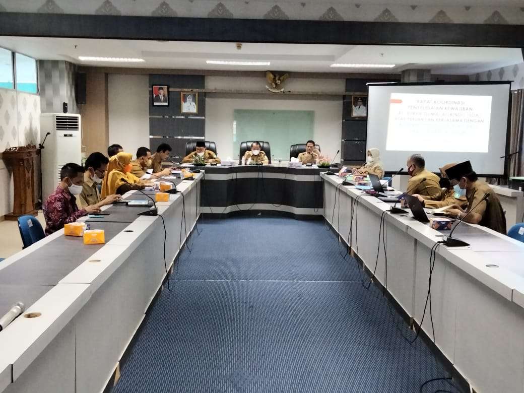 Rapat koordinasi penyelesaian kewajiban PT. SDA atas Perjanjian kerjasama dengan koperasi BBDM
