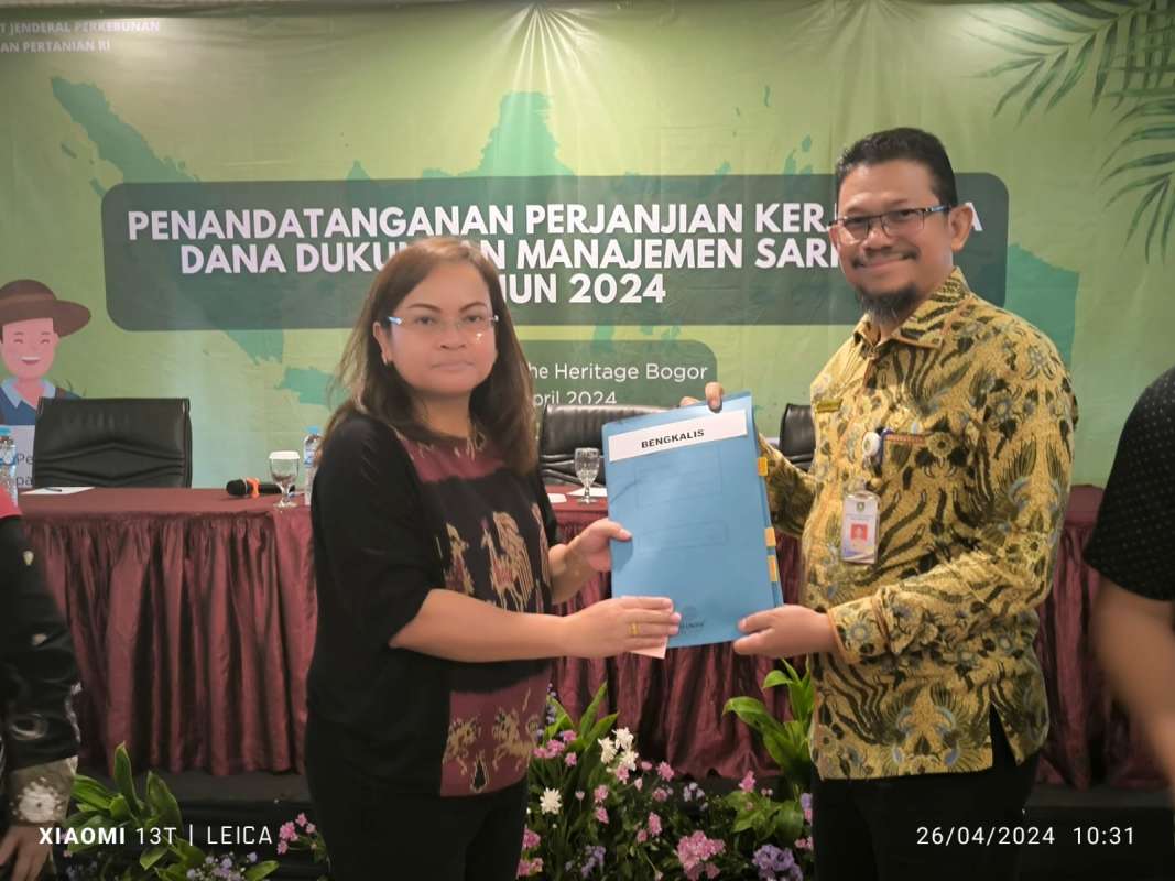 Penandatanganan Perjanjajian Kerjasama Dana Dukung Manajemen Sapras Tahun 2024