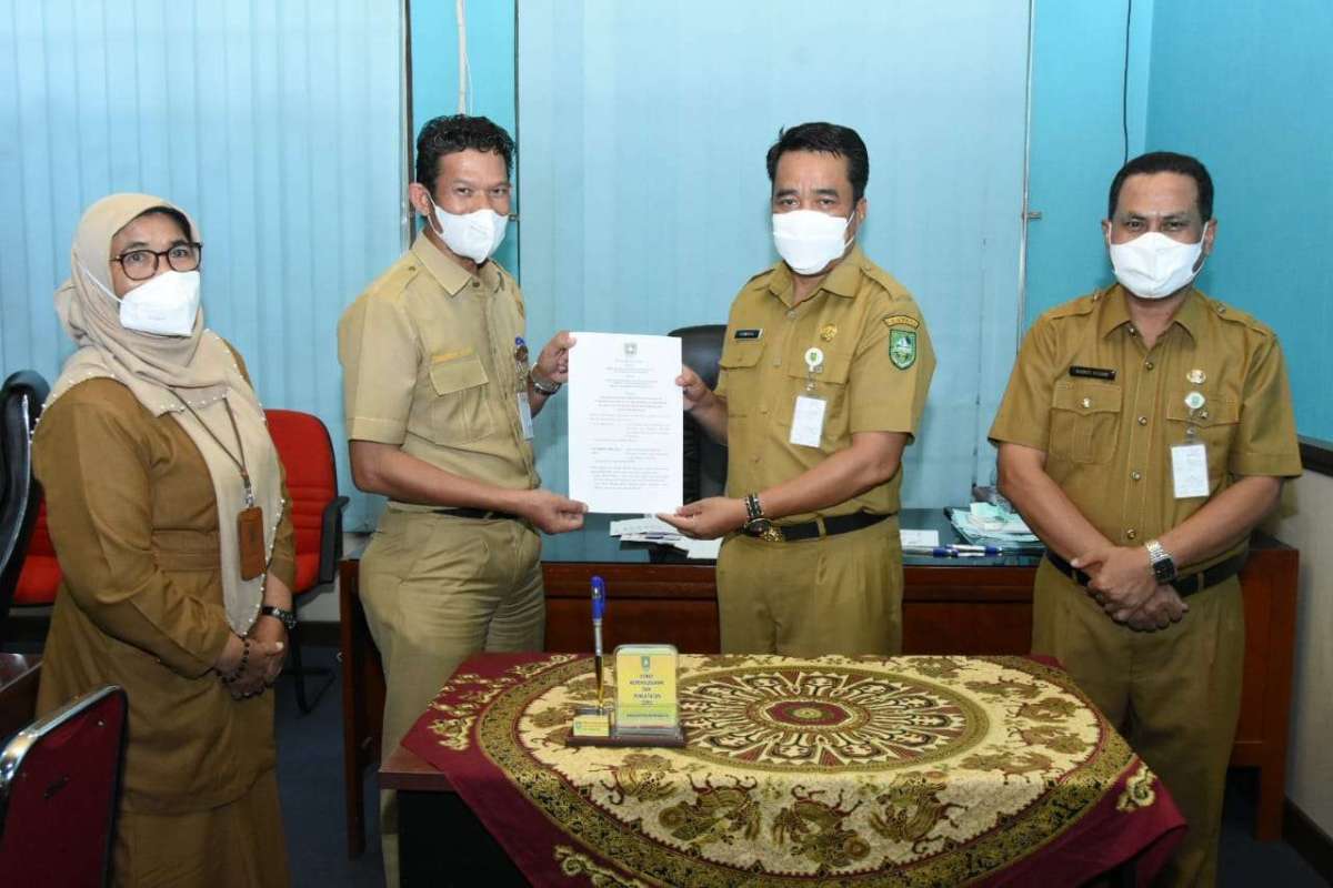 Jalin Kerjasama Antara DISDUKCAPIL Bengkalis dan Dinas Perkebunan Bengkalis