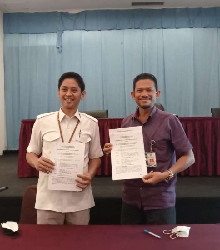 Dinas Perkebunan Bengkalis dan Kementerian Pertanian teken SPK. Pekebun Sawit Bakal Dapat 15 Milyar