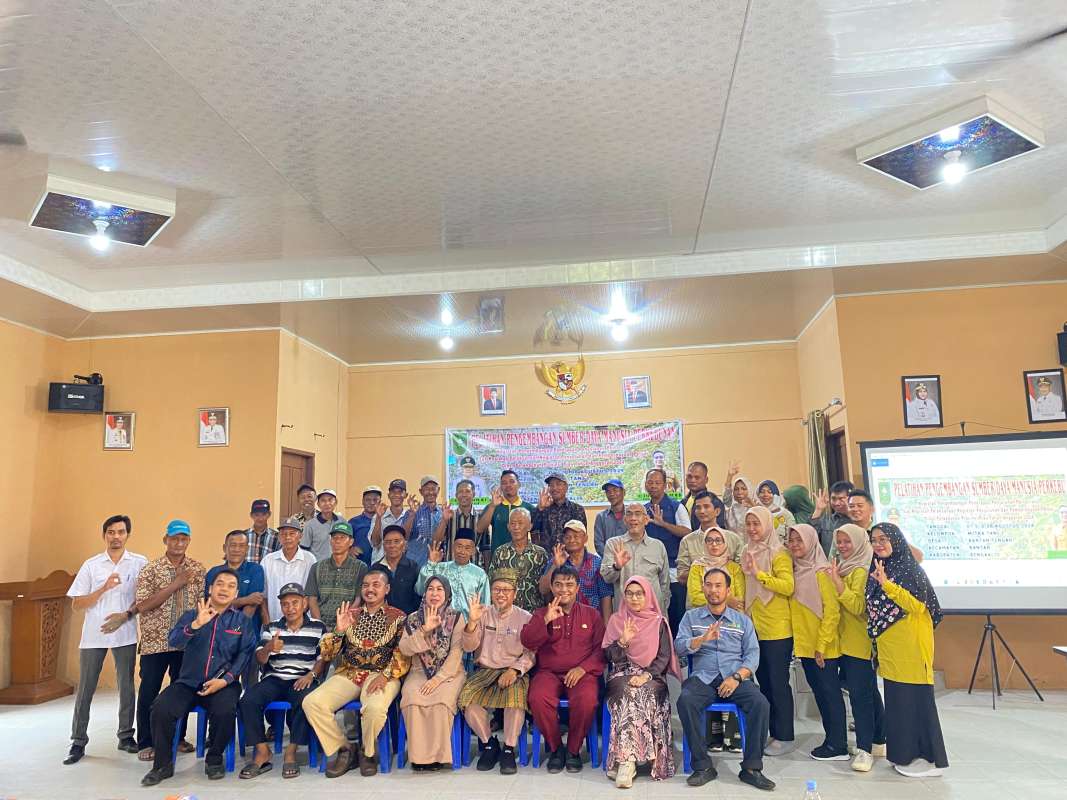 Tingkatkan SDM Perkebunan, Disbun Prov. Riau Bersama Disbun Kab. Bengkalis Gelar Pelatihan