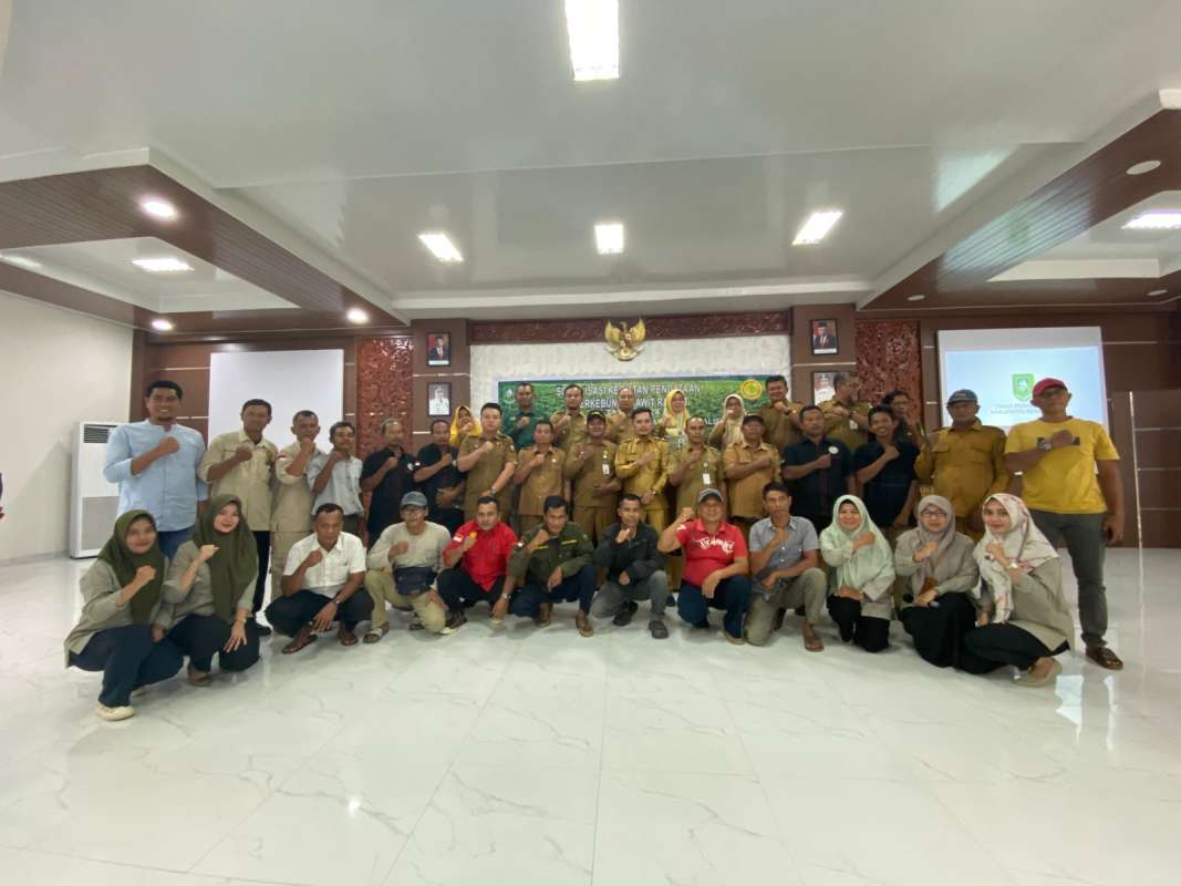 Sosialisasi Kegiatan Pendataan Perkebunan Sawit Rakyat Tahun 2024 di Kecamatan Talang Muandau